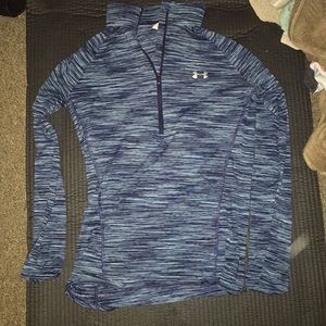 Dark blue under armour quarter zip